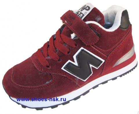 КРОССОВКИ НА МЕХУ 574 (БОРДО) КРОССОВКИ НА МЕХУ 574 (БОРДО)
